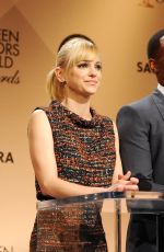 ANNA FARIS at 2015 SAG Awards Nominations in Los Angeles 12/09/2015