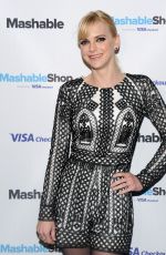 ANNA FARIS at Mashable Shop Launch Event in New York 12/15/2015