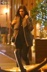 ANNE HATHAWAY Night Out in New York 12/16/2015