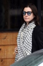 ANNE HATHAWAY Out and About in Los Angeles 12/22/2015