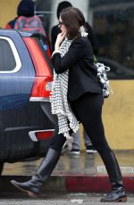 ANNE HATHAWAY Out and About in Los Angeles 12/22/2015