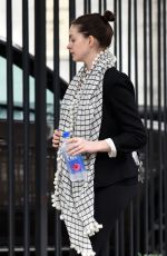 ANNE HATHAWAY Out and About in Los Angeles 12/22/2015