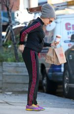 ANNE HATHAWAY Out and About in New York 12/16/2015