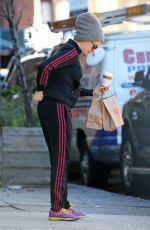 ANNE HATHAWAY Out and About in New York 12/16/2015