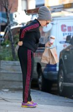 ANNE HATHAWAY Out and About in New York 12/16/2015