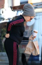 ANNE HATHAWAY Out and About in New York 12/16/2015