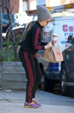 ANNE HATHAWAY Out and About in New York 12/16/2015