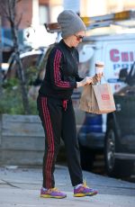ANNE HATHAWAY Out and About in New York 12/16/2015