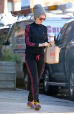 ANNE HATHAWAY Out and About in New York 12/16/2015