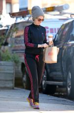 ANNE HATHAWAY Out and About in New York 12/16/2015