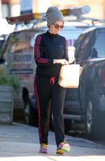 ANNE HATHAWAY Out and About in New York 12/16/2015
