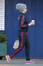 ANNE HATHAWAY Out and About in New York 12/16/2015