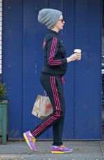 ANNE HATHAWAY Out and About in New York 12/16/2015