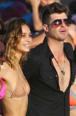 APRIL LOVE GEARY in Bikini on the Beach in St. Barts 12/30/2015