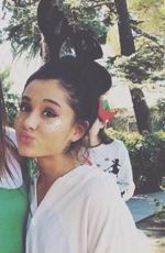 ARIANA GRANDE at The Good Shepard Shelter in Los Angeles 12/18/2015