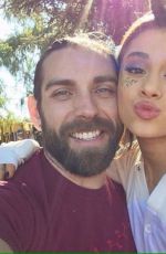 ARIANA GRANDE at The Good Shepard Shelter in Los Angeles 12/18/2015