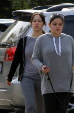 ARIEL WINTER Walks Her Dogs Out in Los Angeles 12/24/2015
