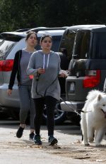 ARIEL WINTER Walks Her Dogs Out in Los Angeles 12/24/2015
