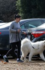 ARIEL WINTER Walks Her Dogs Out in Los Angeles 12/24/2015