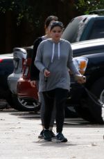 ARIEL WINTER Walks Her Dogs Out in Los Angeles 12/24/2015
