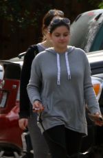 ARIEL WINTER Walks Her Dogs Out in Los Angeles 12/24/2015