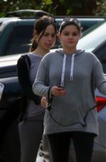 ARIEL WINTER Walks Her Dogs Out in Los Angeles 12/24/2015