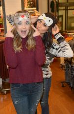 ASHLEY BENSON and SHAY MITCHELL Shopping at American Eagle Outfitters in Hollywood 12/08/2015