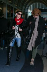 ASHLEY GREENE at LAX Airport in Los Angeles 12/29/15