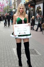 ASHLEY JAMES  -Peta Anti-fur Campaign in London 12/14/2015