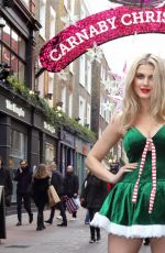 ASHLEY JAMES  -Peta Anti-fur Campaign in London 12/14/2015