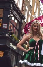 ASHLEY JAMES  -Peta Anti-fur Campaign in London 12/14/2015