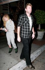AVRIL LAVIGNE Leaves The Sunset Marquis in West Hollywood 12/12/2015