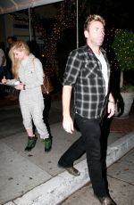 AVRIL LAVIGNE Leaves The Sunset Marquis in West Hollywood 12/12/2015