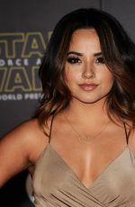 BECKY G at Star Wars: Episode VII – The Force Awakens Premiere in Hollywood 12/14/2015