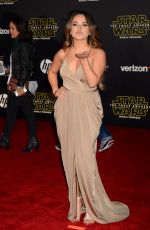 BECKY G at Star Wars: Episode VII – The Force Awakens Premiere in Hollywood 12/14/2015