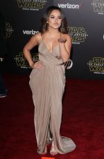 BECKY G at Star Wars: Episode VII – The Force Awakens Premiere in Hollywood 12/14/2015