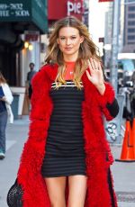 BEHATI PRINSLOO Arrives at The Late Show with Stephen Colbert in New York 12/07/2015