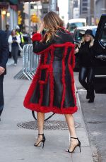 BEHATI PRINSLOO Arrives at The Late Show with Stephen Colbert in New York 12/07/2015