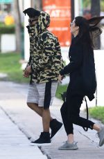 BELLA HADDID Arrives on the DJ Khaled Yacht in Miami 12/28/2015