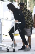 BELLA HADDID Arrives on the DJ Khaled Yacht in Miami 12/28/2015