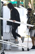 BELLA HADDID Arrives on the DJ Khaled Yacht in Miami 12/28/2015