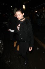 BELLA HADID Arrives at The Nice Guy in West Hollywood 12/22/2015