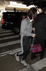 BELLA HADID at LAX Airport in Los Angeles 12/17/2015