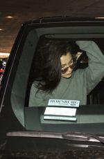 BELLA HADID at LAX Airport in Los Angeles 12/17/2015