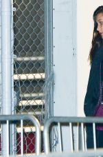 BELLA HADID at The Forum for the Weeknd Concert in Inglewood 12/09/2015