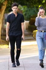 BELLA HADID in Ripped Jeans Out Shopping in Los Angeles 12/23/2015