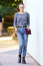 BELLA HADID in Ripped Jeans Out Shopping in Los Angeles 12/23/2015