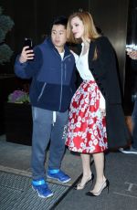BELLA THORNE Leaves Her Hotel in New York 12/16/2015
