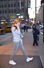 BELLA THORNE Out and About in New York 12/16/2015