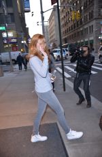 BELLA THORNE Out and About in New York 12/16/2015